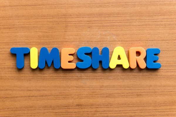 Timeshare utile parola d'affari — Foto Stock